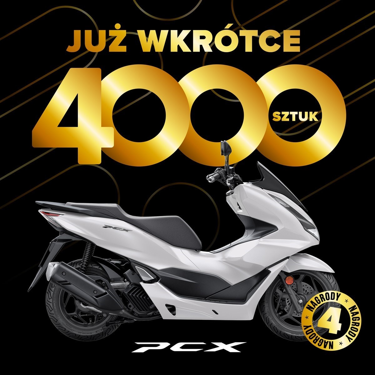 Cztery tysiące Hond PCX125 &ndash; za chwilę nowy kamień milowy w historii modelu. Są nagrody do zgarnięcia!