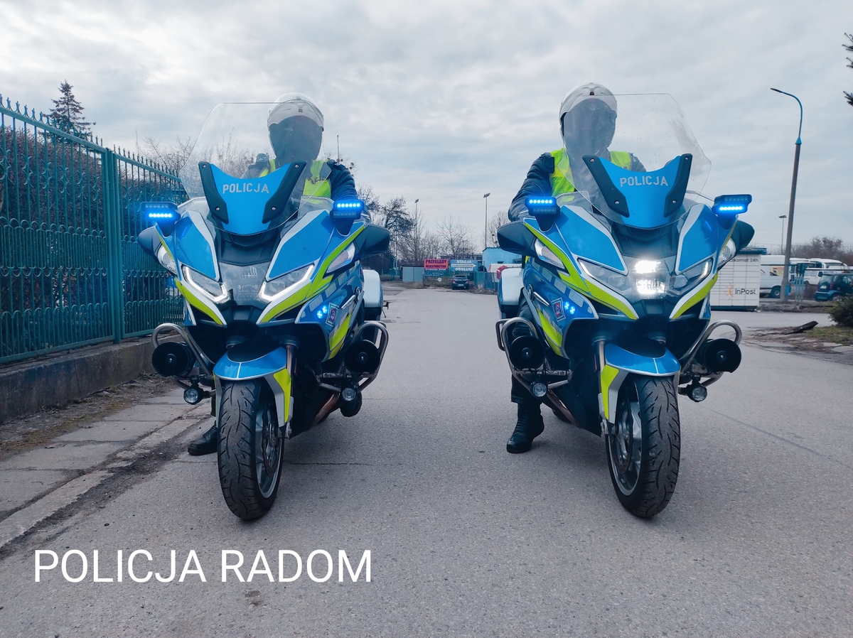 Koniec urlopu z przytupem. Motocyklista w ciągu pół godziny miał dwie kontrole i stracił prawo jazdy