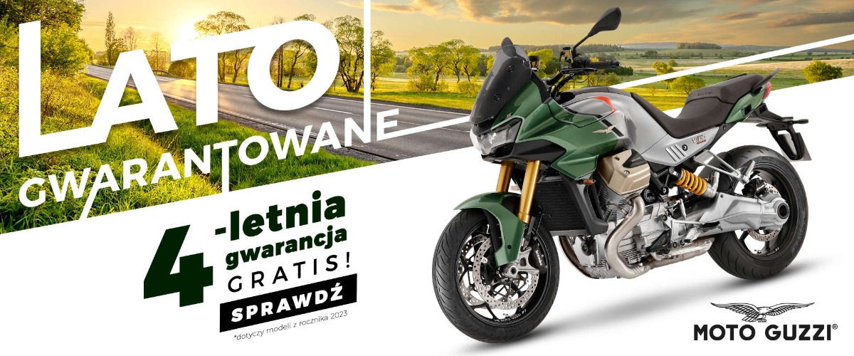 Lato gwarantowane! Motocykle i skutery Aprilia, Moto Guzzi, Piaggio i Vespa teraz z 4-letnią gwarancją!