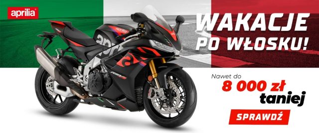 Wakacje po włosku dla marek Aprilia, Moto Guzzi, Piaggio i Vespa! Taniej modele także z rocznika 2023!