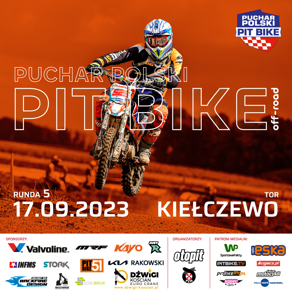 Zawodnicy Pucharu Polski Pit Bike Offroad jadą do Wielkopolski. Zapraszamy do Kiełczewa!