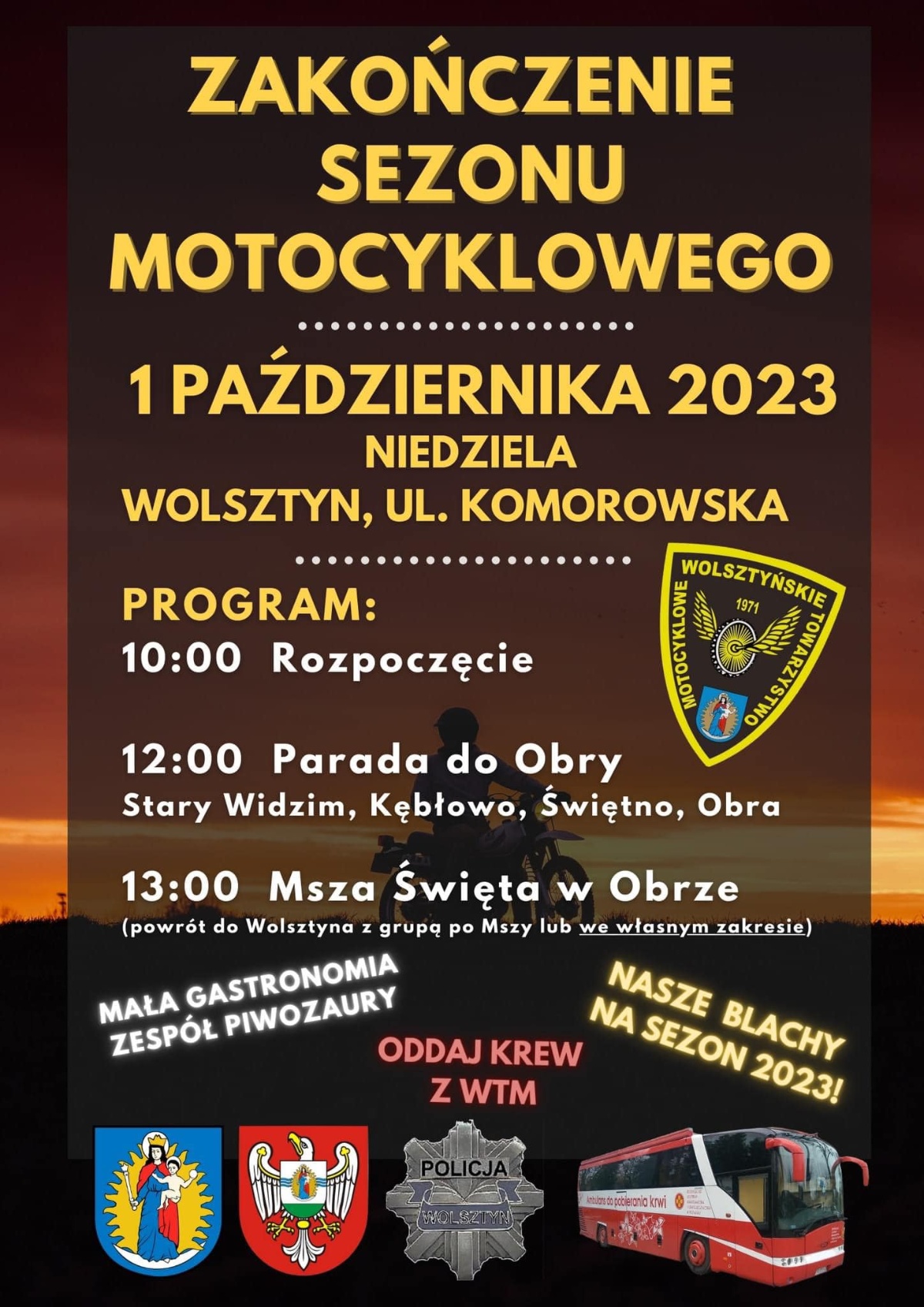 Jesienne klimaty. Zloty motocyklowe w weekend 29 września – 1 października [kalendarz, kiedy i gdzie zlot]
