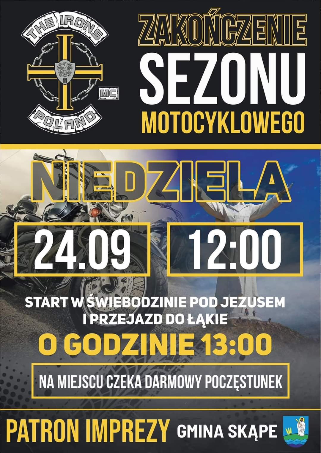 Motocyklowe babie lato. Imprezy w weekend 22-24 września [kalendarz, kiedy i gdzie zlot]