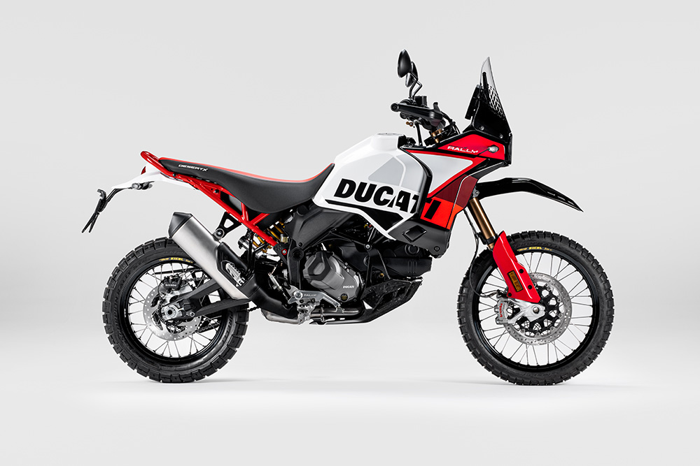 Kolejna premiera Ducati: nowy DesertX Rally. Jeszcze bardziej offroadowy