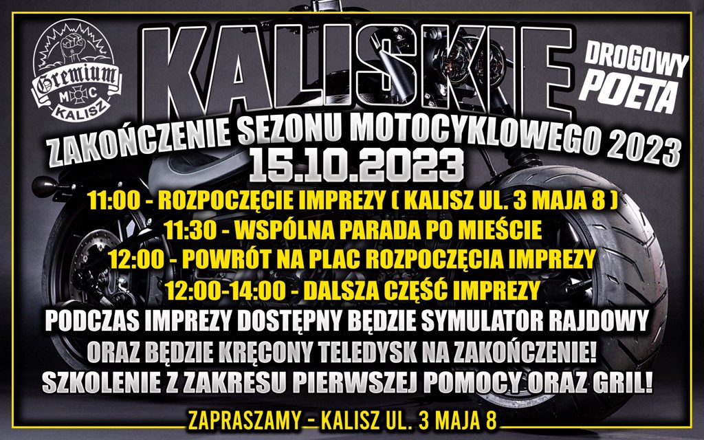 Jesień pełną parą. Zloty i zawody motocyklowe w weekend 13-15 października [kalendarz, kiedy i gdzie zlot]