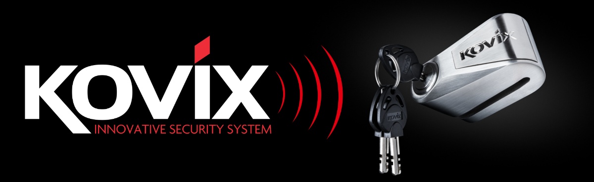 Blokady, łańcuchy, kł&oacute;dki i inne akcesoria przeciwkradzieżowe marki Kovix &ndash; spokojniejsza głowa!