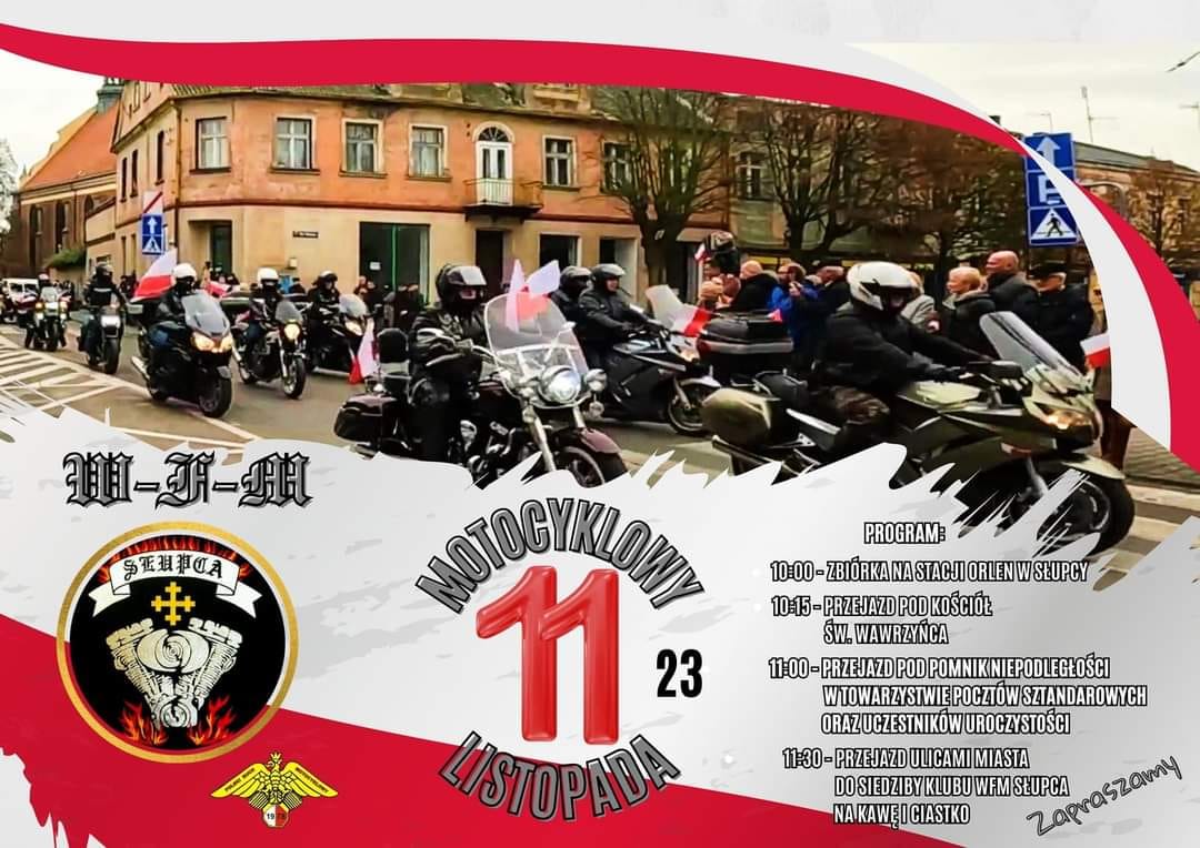 Parady motocyklowe w Narodowe Święto Niepodległości 11 listopada [kalendarz, kiedy i gdzie zlot]