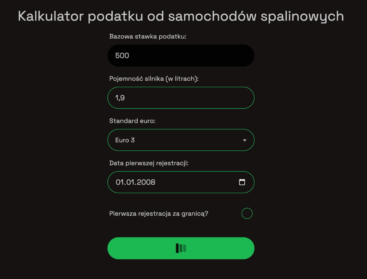 Internetowy kalkulator podatku od starych aut to bzdura. Nie dajcie się nabrać!