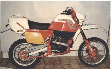 Pavel Ort Jawa Rotax 560 Dakar 1988 6
