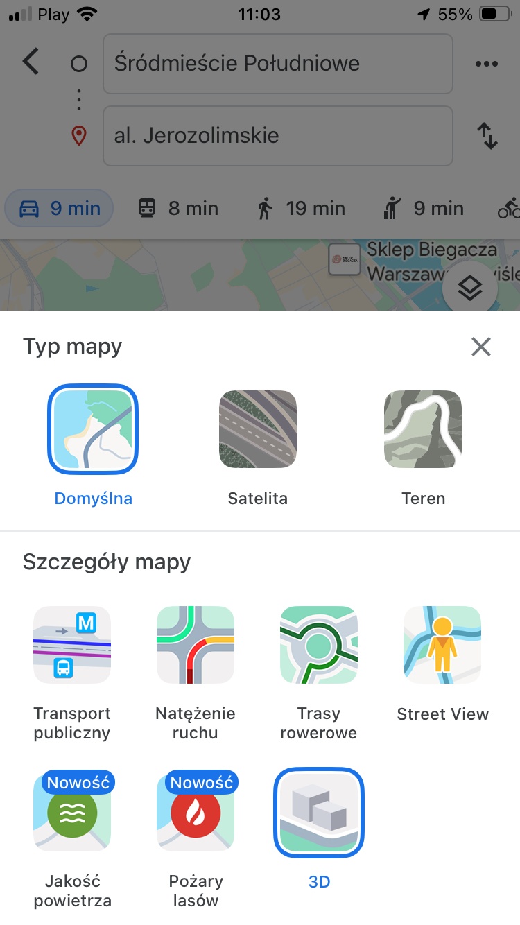 Nowa funkcja w Mapach Google. Przyda się motocyklistom gł&oacute;wnie w dużych miastach