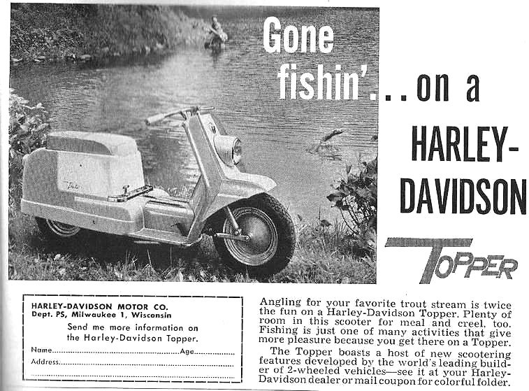 Skuter Harley-Davidson Topper. Amerykańska odpowiedź na Vespę i Lambrettę [historia, opis, dane techniczne]