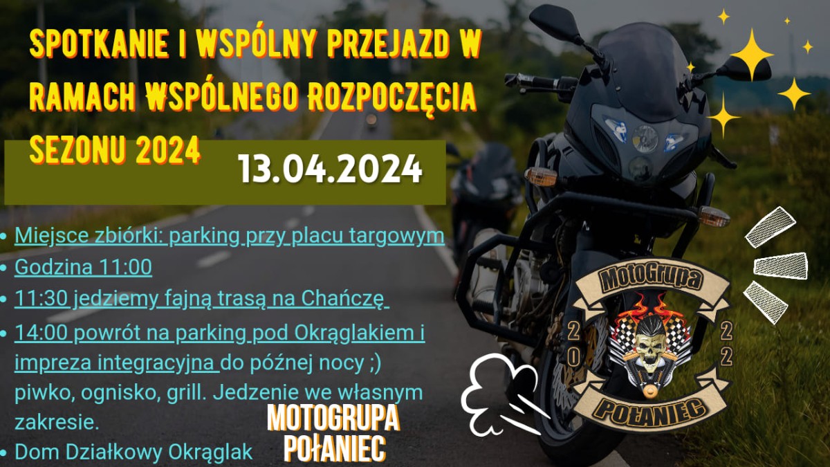 Wiosna pełną gębą. Imprezy i zloty motocyklowe w weekend 12-14 kwietnia 2024 [kalendarz, kiedy i gdzie zlot]