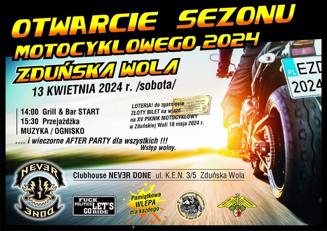 Wiosna pełną gębą. Imprezy i zloty motocyklowe w weekend 12-14 kwietnia 2024 [kalendarz, kiedy i gdzie zlot]