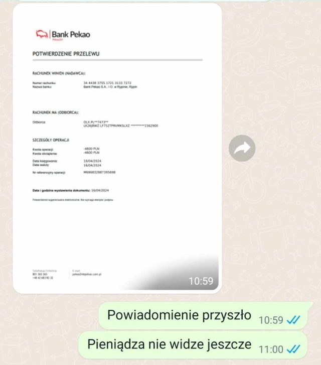 Uwaga oszust na OLX! Pr&oacute;bowali wyłudzić ode mnie pieniądze tuż po dodaniu ogłoszenia sprzedaży!