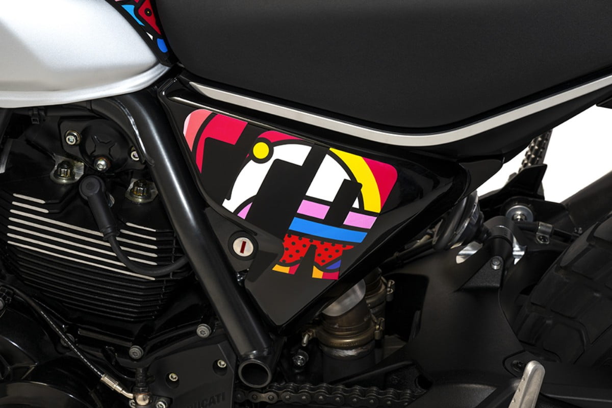 Sztuka uliczna pełna kolor&oacute;w. Ducati Scrambler Icon teraz z limitowaną serią nakładek Van Orton Design&nbsp;