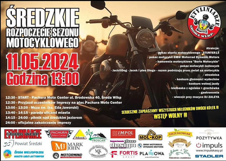 Wiosna w pełni sił. Imprezy i zloty motocyklowe w weekend 10-12 maja 2024 [kalendarz, kiedy i gdzie zlot]