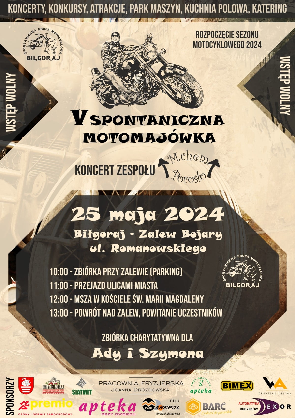 Święto motocyklowych mam i nie tylko. Imprezy i zloty motocyklowe w weekend 24-26 maja 2024 [kalendarz, kiedy i gdzie zlot]