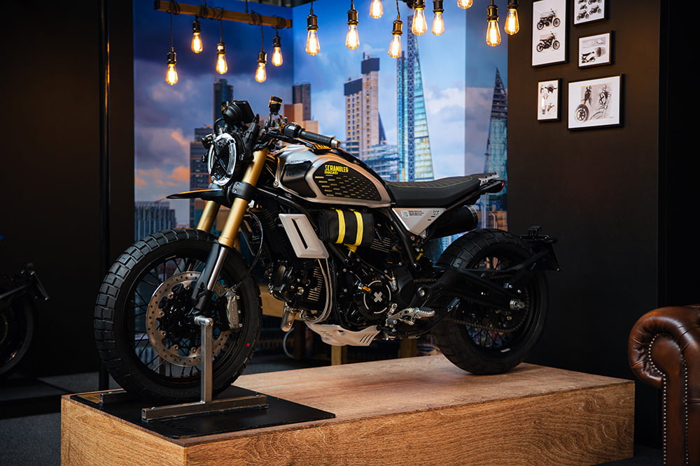 Dwa nowe, koncepcyjne Ducati Scramblery zaprezentowane w Londynie