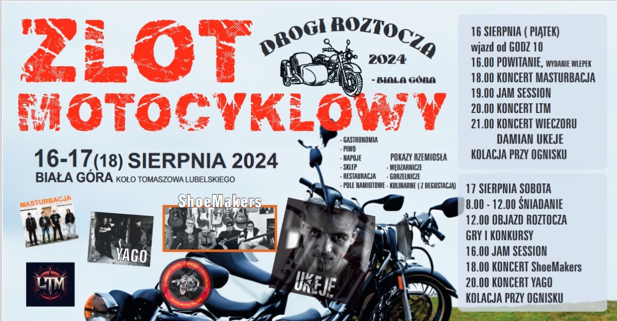 Sierpniowy długi weekend. Imprezy i zloty motocyklowe w dniach 15-18 sierpnia 2024 [kalendarz, kiedy i gdzie zlot]