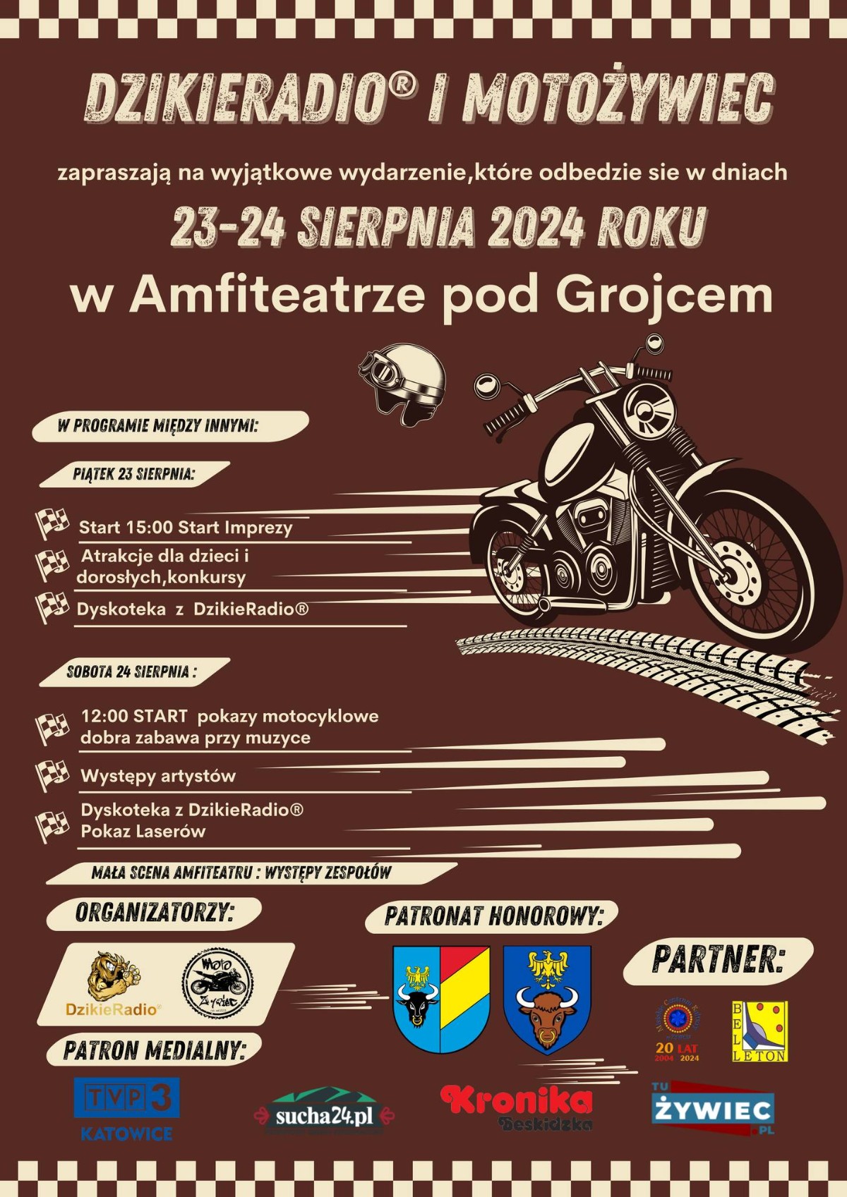 Rozkład jazdy na weekend. Imprezy i zloty motocyklowe w dniach 23-25 sierpnia 2024 [kalendarz, kiedy i gdzie zlot]