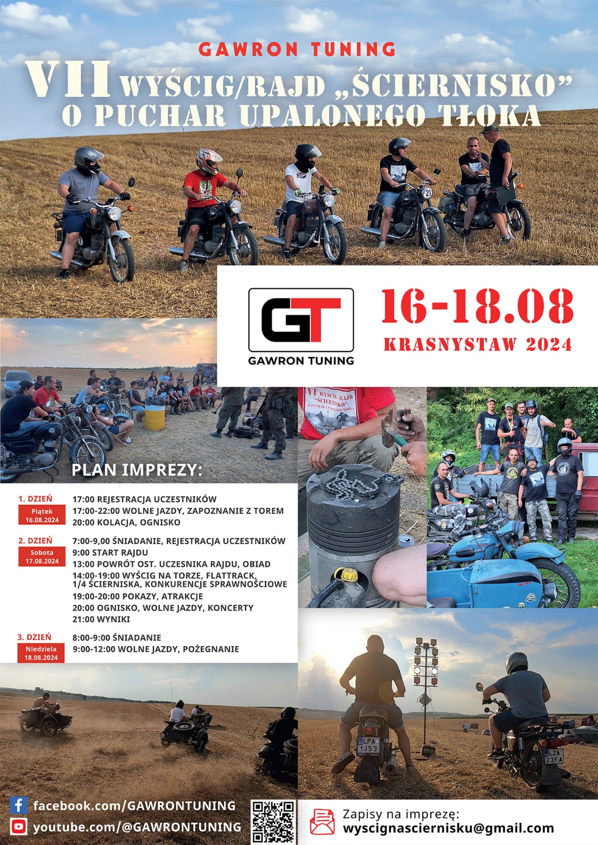Sierpniowy długi weekend. Imprezy i zloty motocyklowe w dniach 15-18 sierpnia 2024 [kalendarz, kiedy i gdzie zlot]
