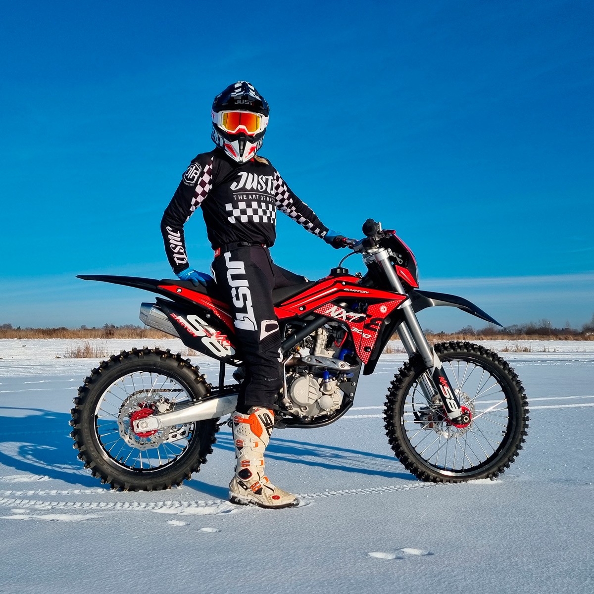 Cross enduro barton NXT 300 czerwony 02