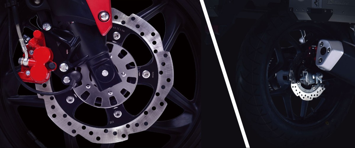 Daytona Dymoto 125X 1 hamulce