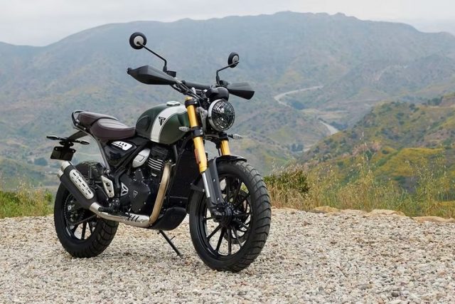 Triumph scrambler 400 x motocykl klasyczny retro vintage neoklasyk