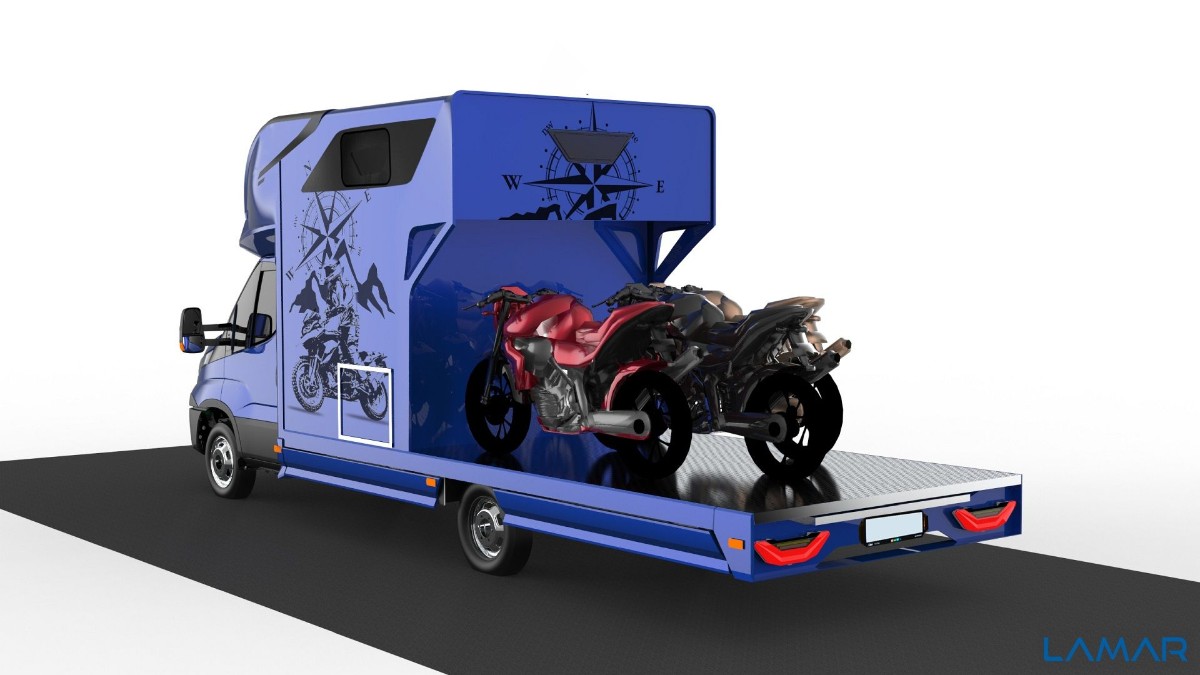 Lamar motokamper motocyklem pl 4