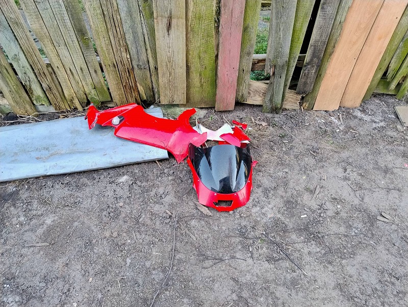 Policja Lebork zatrzymanie po pijanemu wypadek 1