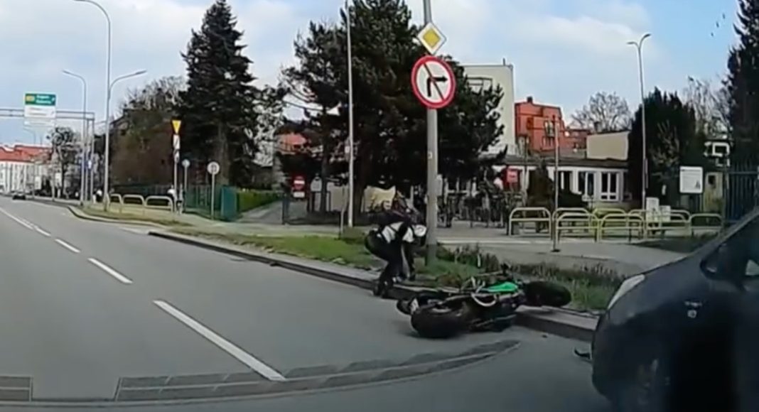 wypadek motocyklisty Gdansk