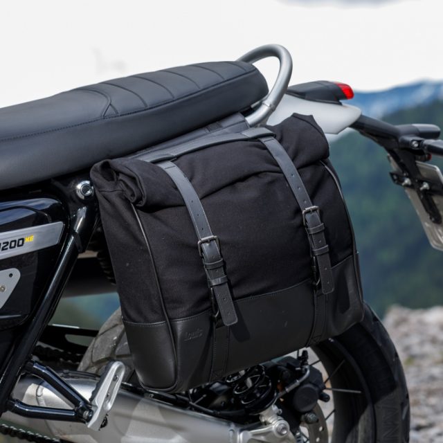 klasyczne sakwy tekstylne na motocykl typu scrambler klasyczne sakwy tekstylne na motocykl typu scrambler