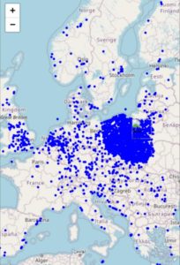 mapa użytkownik&oacute;w moto sos