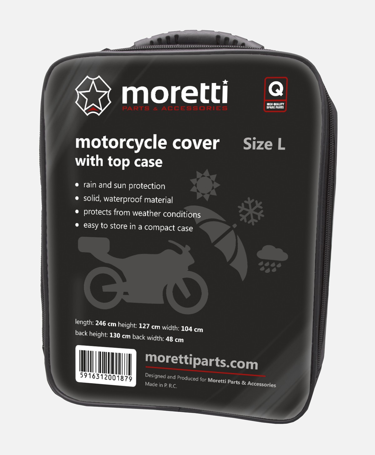 Pokrowiec motocyklowy Moretti