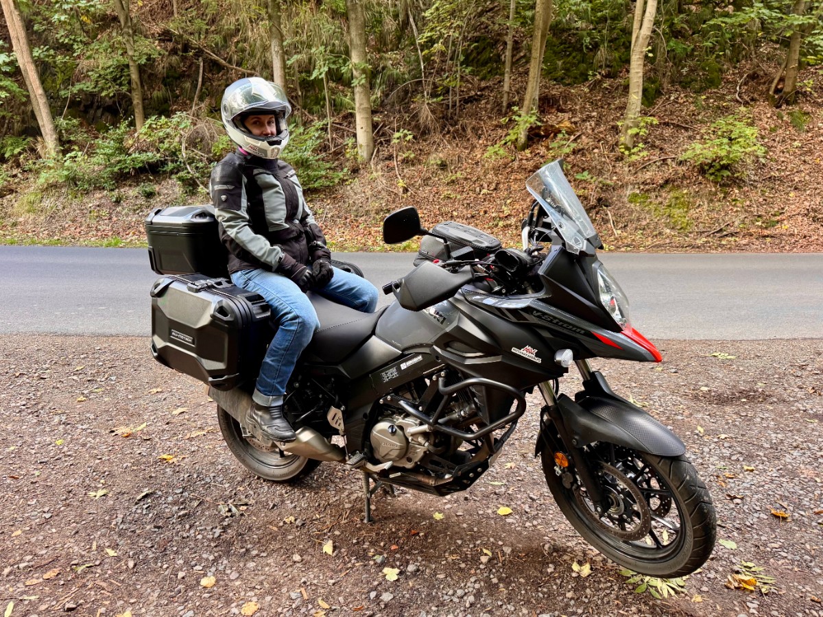 Spodnie jeansy damskie motocyklowe Mottowear Stella WMN 2025 Monika 5 1