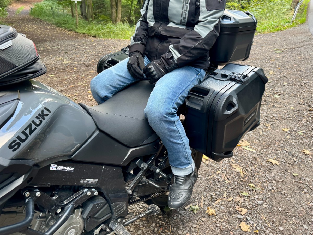 Spodnie jeansy damskie motocyklowe Mottowear Stella WMN 2025 Monika 8 Spodnie jeansy damskie motocyklowe Mottowear Stella WMN 2025 Monika 8