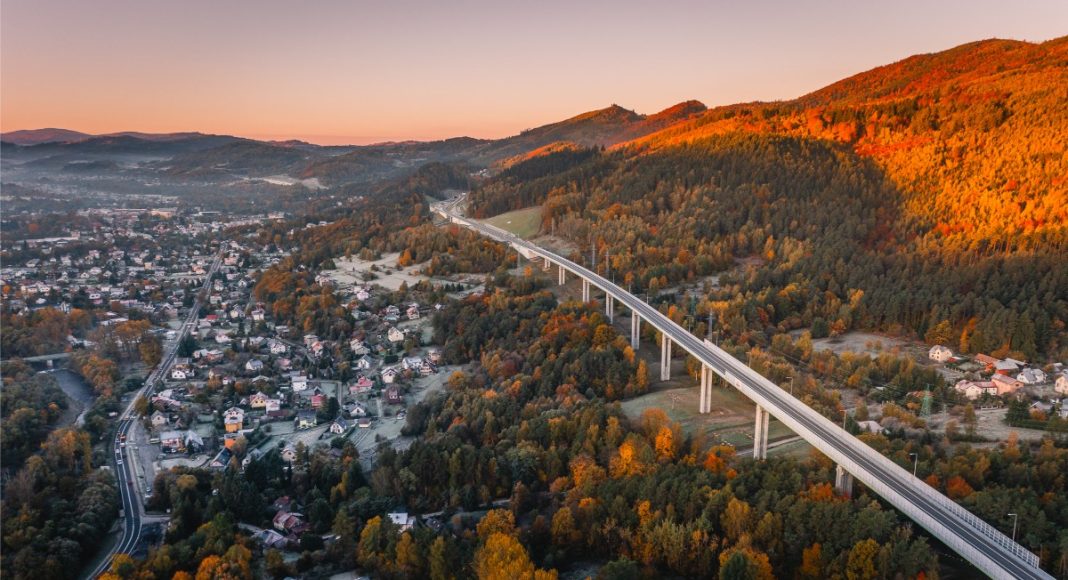 Droga trasa ekspresowa obwodnica S1 nowa GDDKiA 2
