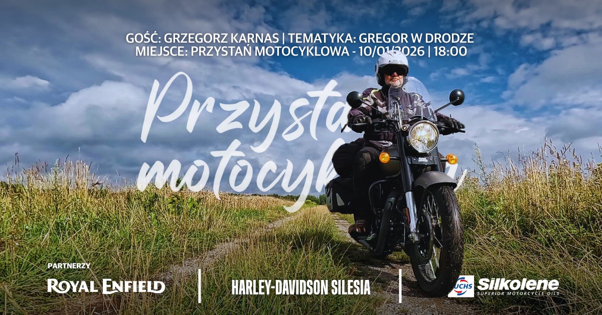 Gregor w drodze spotkanie przystan motocyklowa Gregor w drodze spotkanie przystan motocyklowa