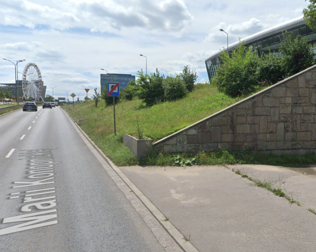 Krakow tunel google maps