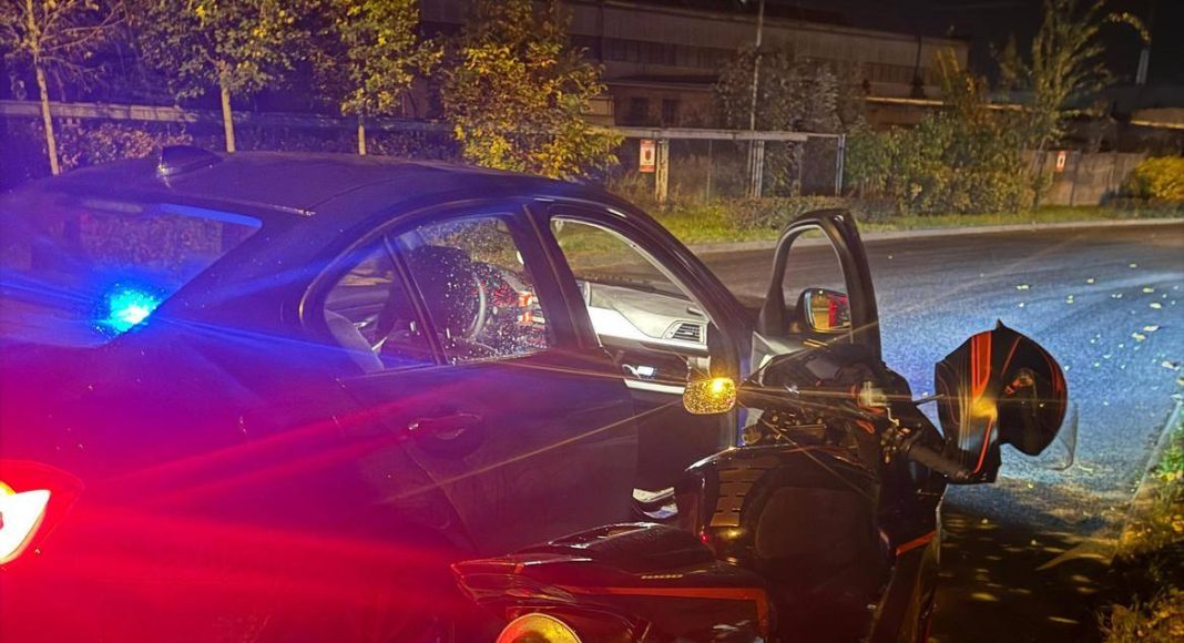palenie gumy policja Opole 1