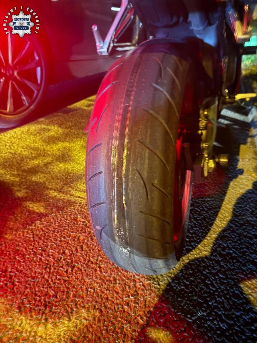 palenie gumy policja Opole 3 palenie gumy policja Opole 3