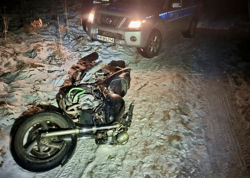 Poscig ucieczka policja zima Karkonosze 3