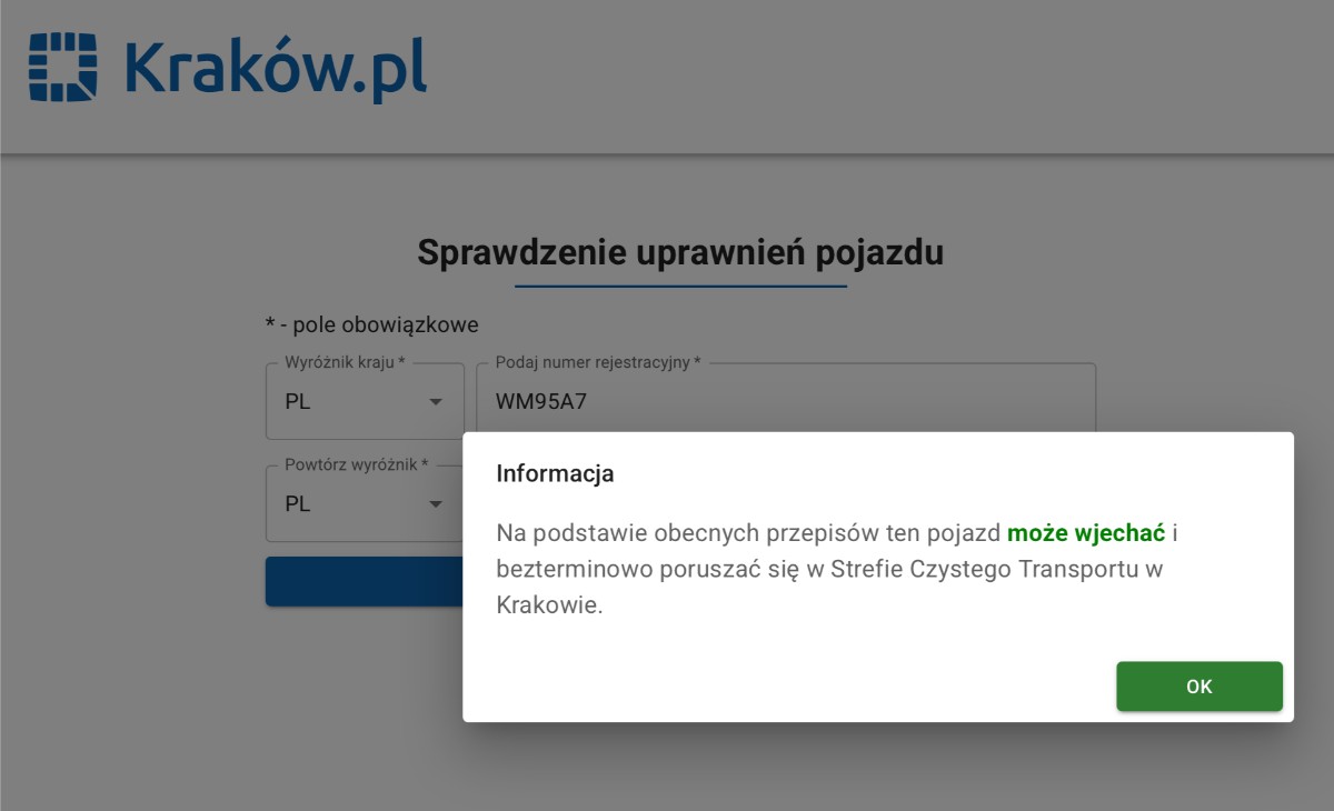 SCT Krakow rejestracja motocykla w systemie 2
