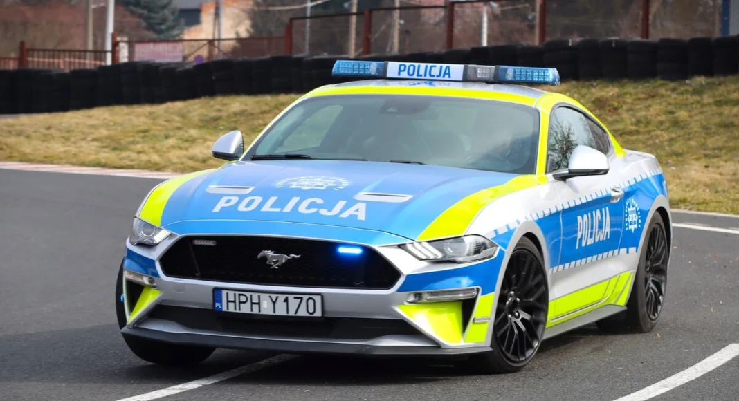 Policyjny Ford Mustang GT