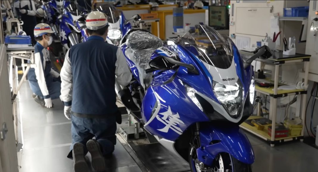 Suzuki Hayabusa film produkcja fabryka jak powstaje