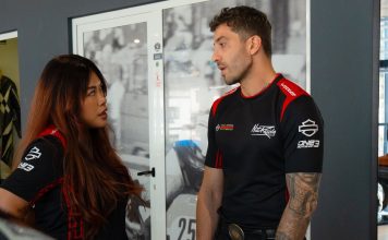 Andrea Iannone Bagger Harley 1