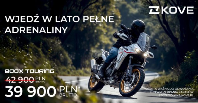 kove 800x touring promocja kove 800x touring promocja