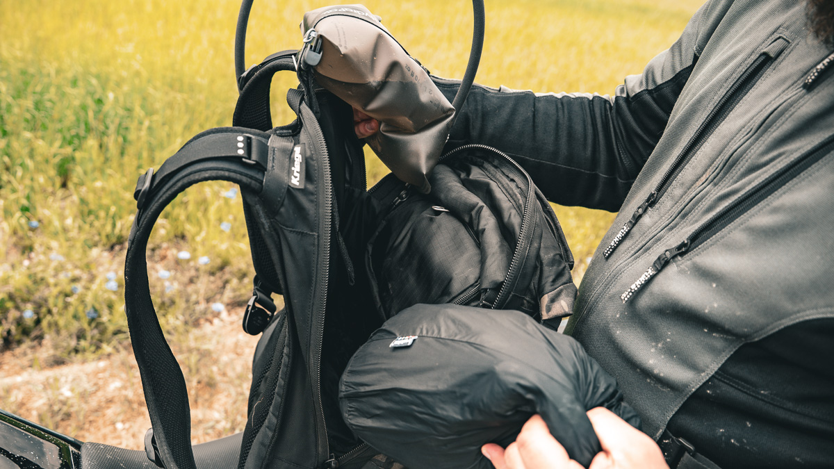 Kriega Trail18 plecak test buklak Konrad adventure 2