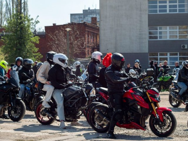 zlot motocyklowy otwarcie sezonu przejazd grupa zlot motocyklowy otwarcie sezonu przejazd grupa