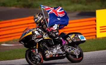 Archie McDonald pierwszym mistrzem FIM Harley-Davidson Bagger World Cup Archie McDonald Harley Bagger Cup 1